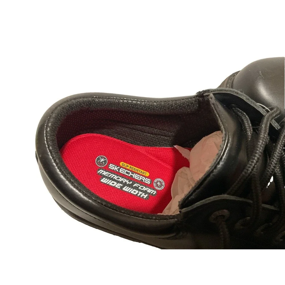 Skechers Slip Resistant Work Shoes men 13 Relaxed Fit Wide